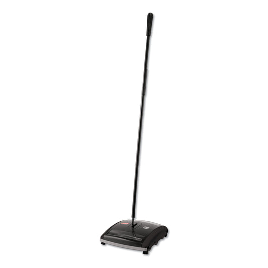 RCP421588BLA Brushless Mechanical Sweeper, 44" Handle, Black/yellow