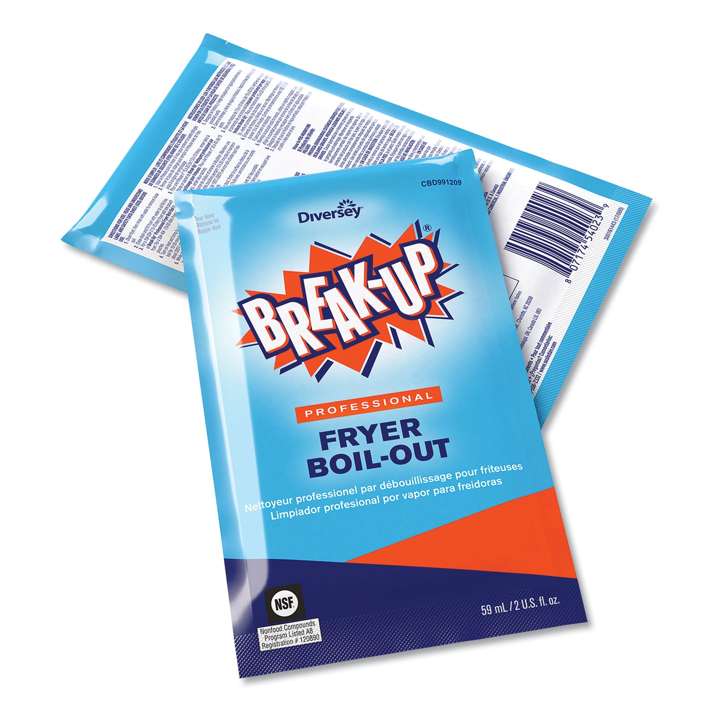 DVOCBD991209 Fryer Boil-Out, Ready To Use, 2 Oz Packet, 36/carton
