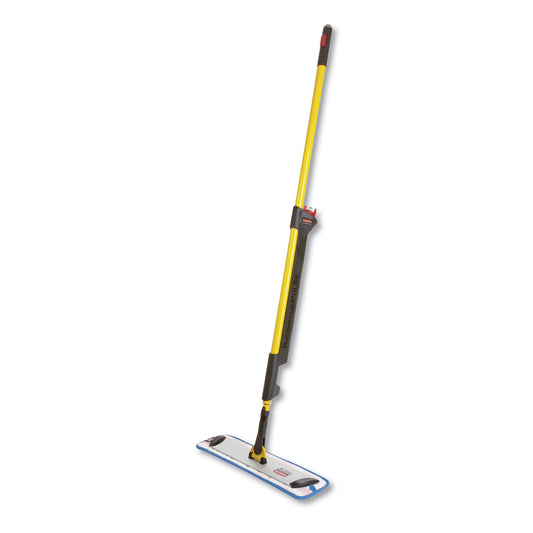RCP1835528 Pulse Microfiber Spray Mop System, 17" Wide Microfiber Head, 52" Yellow Plastic Handle