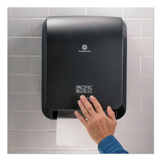 Pacific Blue Ultra Paper Towel Dispenser, Automated, 12.9 X 9 X 16.8, Black Georgia Pacific Professional
