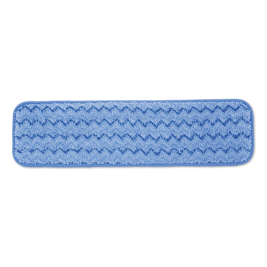 RCPQ41000BLU Microfiber Wet Room Pad, Split Nylon/polyester Blend, 18