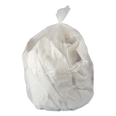 HERH4021RC Linear Low-Density Can Liners, 7 gal, 0.35 mil, 20" x 21", Clear, Flat Pack, 1,000/Carton HERITAGE
