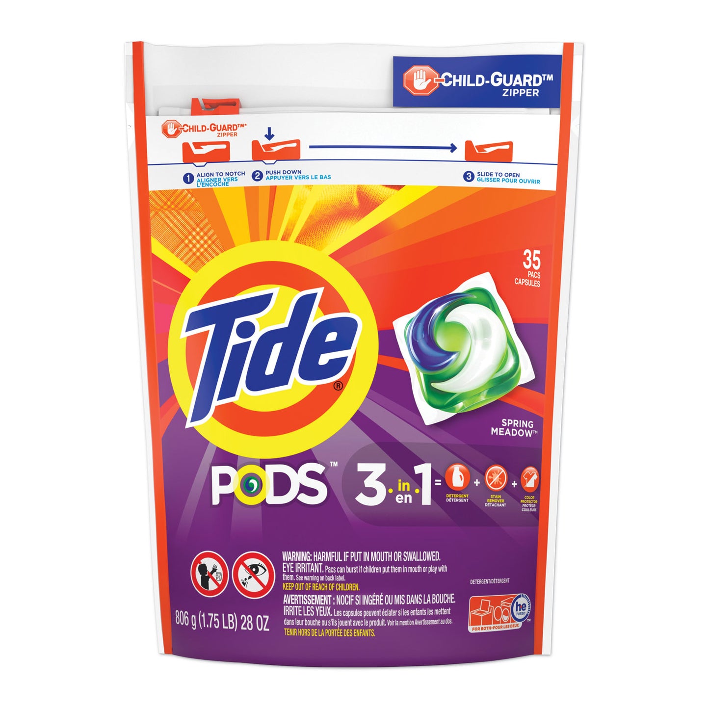 PGC93127CT DETERGENT,TIDE POD,35CT