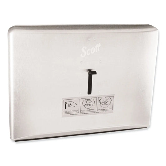 KCC09512 Personal Seat Cover Dispenser, 16.6 X 2.5 X 12.3, Stainless Steel Scott