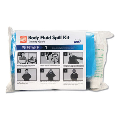 GOJ384102RFL Body Fluid Spill Kit, Refill, 8.5" X 11.3" X 4.5", 2 Refills/carton GO-JO INDUSTRIES