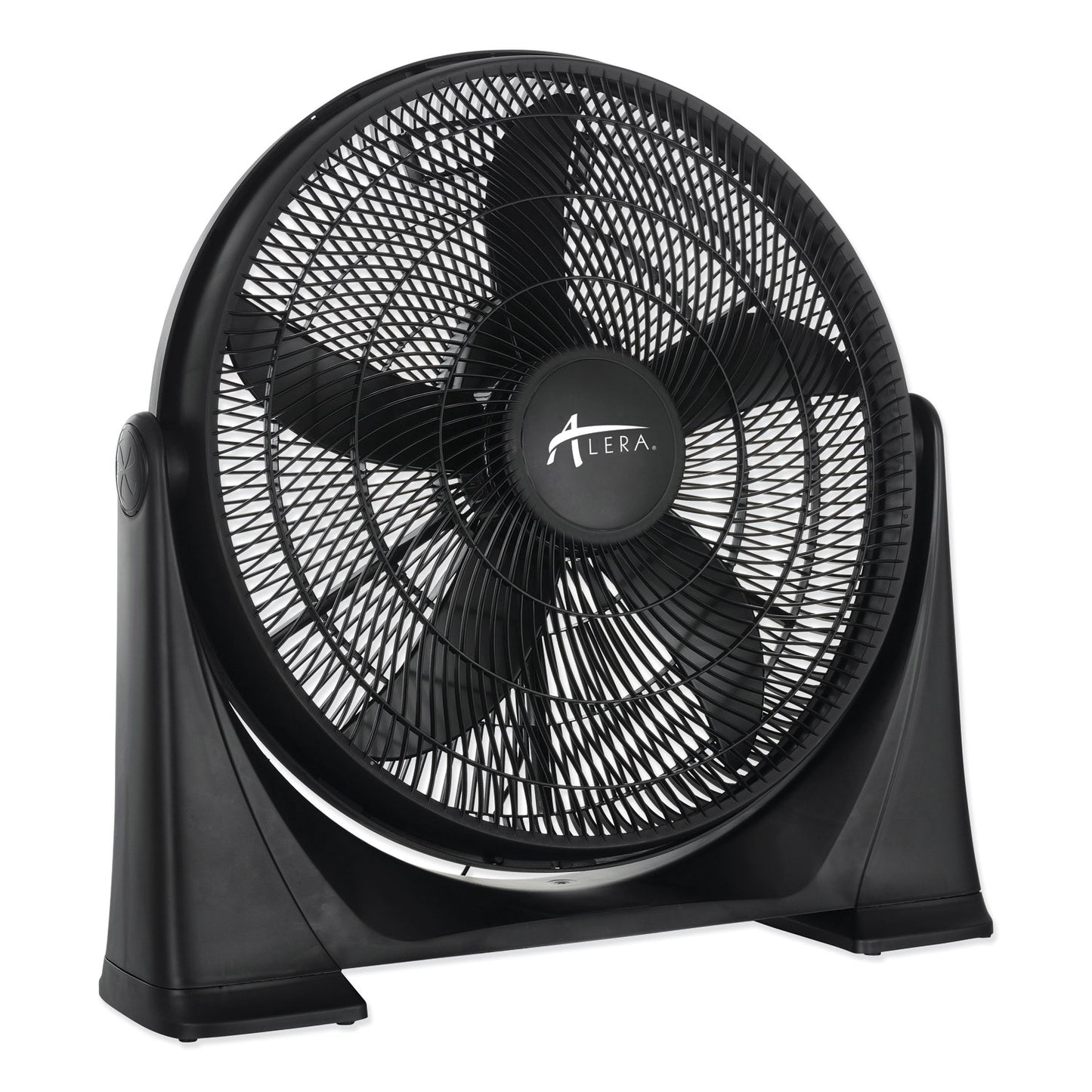 ALEFAN203 20" Super-Circulator 3-Speed Tilt Fan, Plastic, Black