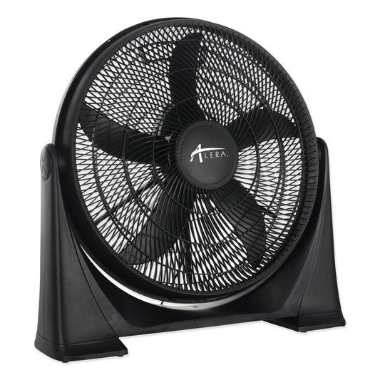 ALEFAN203 20" Super-Circulator 3-Speed Tilt Fan, Plastic, Black
