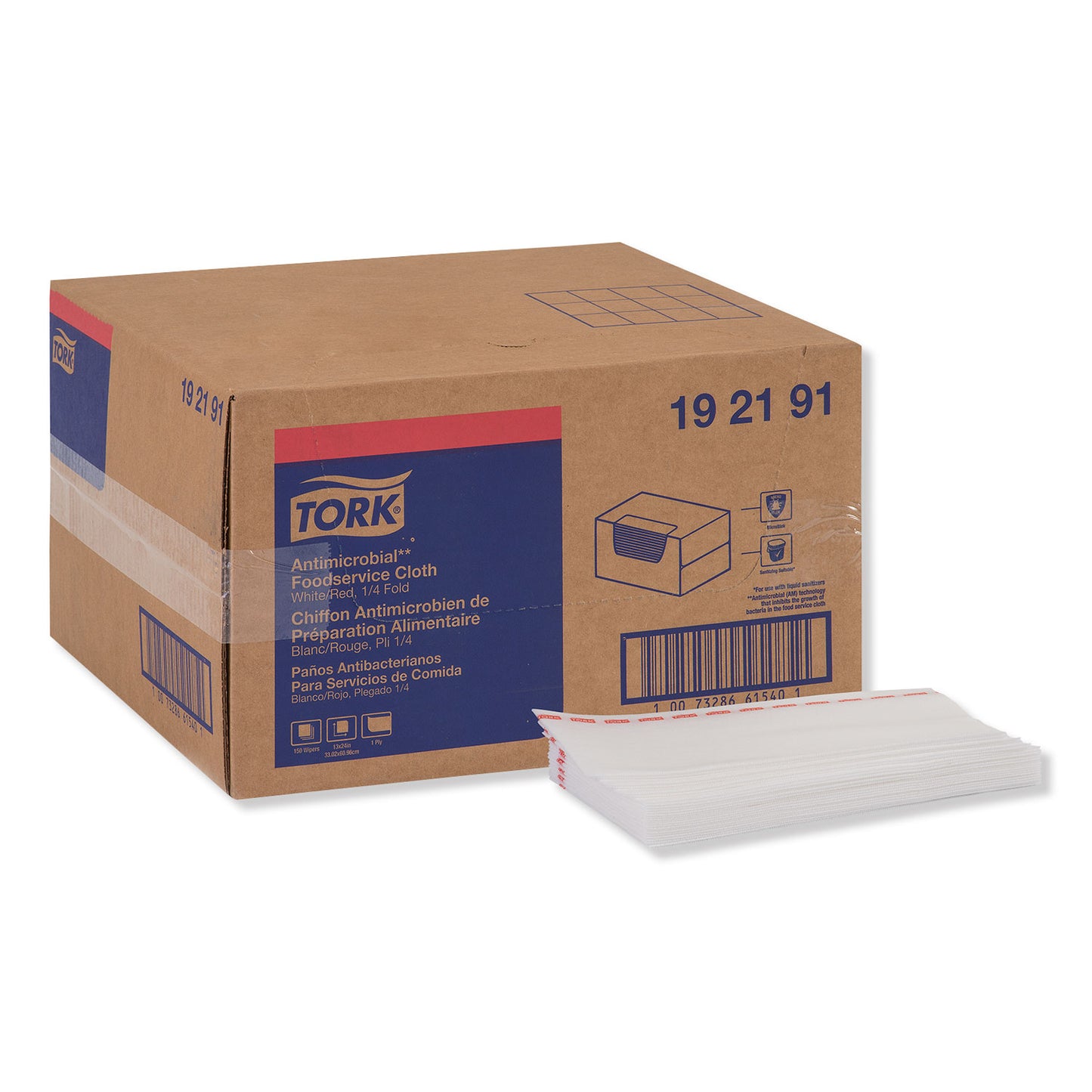 TRK192191 Foodservice Cloth, 13 X 24, White, 150/carton