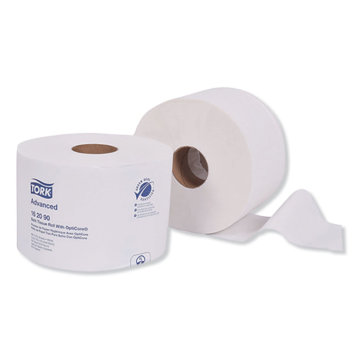 TRK162090 Advanced Bath Tissue Roll with OptiCore, Septic Safe, 2-Ply, White, 865 Sheets/Roll, 36 Rolls/Carton