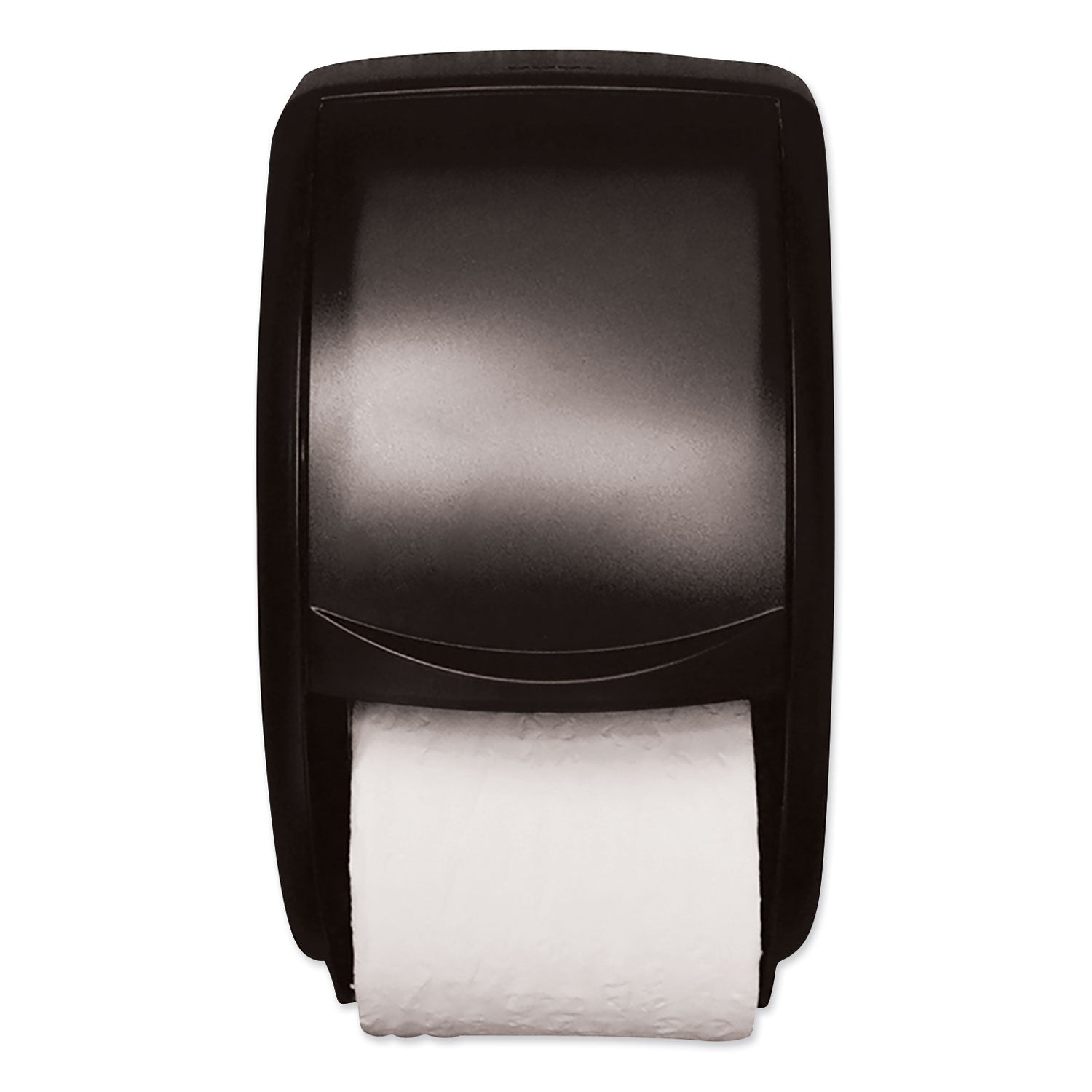TRK55TR Twin Standard Roll Bath Tissue Dispenser, 7.5 x 7 x 12.75, Smoke Tork