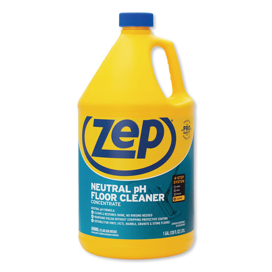ZPEZUNEUT128EA Neutral Floor Cleaner, Fresh Scent, 1 Gal Bottle Zep Commercial