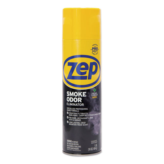 ZPEZUSOE16 Smoke Odor Eliminator, Fresh Scent, 16 Oz, Spray Can Zep Commercial