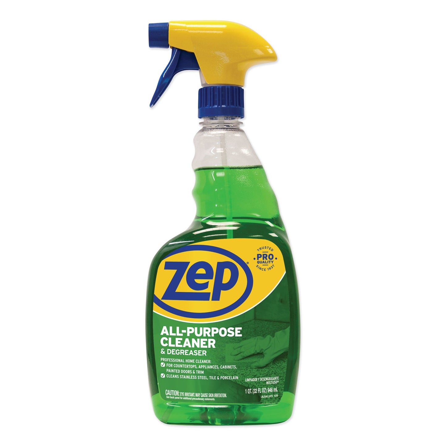ZPEZUALL32EA All-Purpose Cleaner And Degreaser, 32 Oz Spray Bottle Zep Commercial