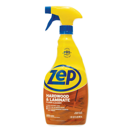 ZPEZUHLF32EA Hardwood And Laminate Cleaner, 32 Oz Spray Bottle Zep Commercial