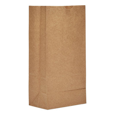 BAGGH8 Grocery Paper Bags, 8# Size, Heavy-Duty, 50# Basis Weight, 6.13" x 4.17" x 12.44", Kraft, 1,000/Bundle