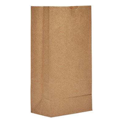 BAGGK8500 Grocery Paper Bags, 8# Size, 35# Basis Weight, 6" x 3.88" x 12.5", Kraft, 500/Bundle