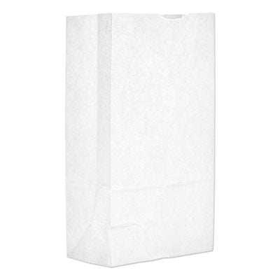 BAGGW12500 Grocery Paper Bags, 12# Size, 40# Basis Weight, 7" x 4.38" x 13.75", White, 500/Bundle