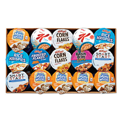 KEB12609 Breakfast Cereal - Single Serve, Classic Assortment, 2.1 Oz Cup, 60/carton