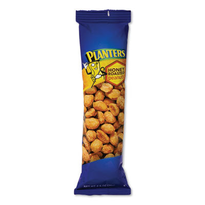 PTN01652 Honey Roasted Peanuts, 2.5 Oz Tube, 15/box