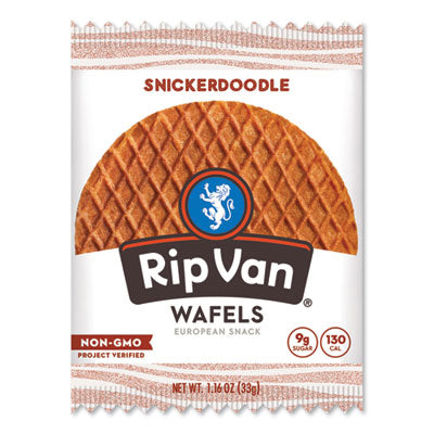 RVW00377 Wafels - Single Serve, Snickerdoodle, 1.16 Oz Pack, 12/box