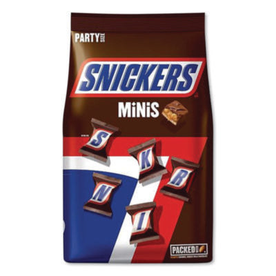 SNIMMM21024 Minis Size Chocolate Bars, Milk Chocolate, 40 Oz, 2/bundle