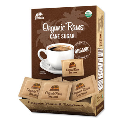 SUG83035 Raw Turbinado Sugar, 0.16 oz Packet, 200/Box