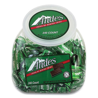 TOO090215 Creme De Menthe Chocolate Mint Thins, 240 Piece Tub