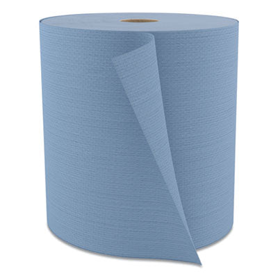 CSDW802 Tuff-Job Spunlace Towels, Jumbo Roll, 12 x 13, Blue, 475/Roll CASCADES TISSUE GROUP