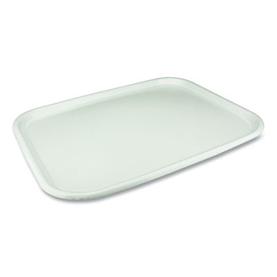 PCT0TK10136 Laminated Foam Serving Tray, 18 x 14 x 0.91, White, 100/Carton