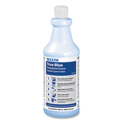 MLB03090012 True Blue Clinging Bowl Cleaner, Mint Scent, 32 Oz Bottle, 12/carton MIDLAB