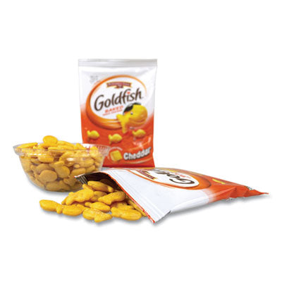 GRR22000493 Goldfish Crackers, Cheddar, 1.5 oz Bag, 30 Bags/Box