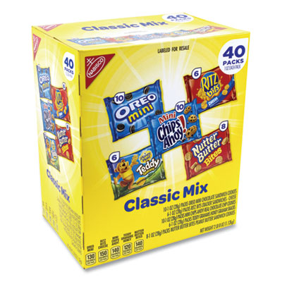 GRR22000086 Cookie and Cracker Classic Mix, Assorted Flavors, 1 oz Pack, 40 Packs/Box