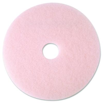 MMM25857 Ultra High-Speed Eraser Floor Burnishing Pad 3600, 19" Diameter, Pink, 5/carton 3M/COMMERCIAL TAPE DIV.