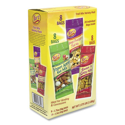 GRR28800012 Trail Mix Variety Pack, Assorted Flavors, 24 Packets/Carton