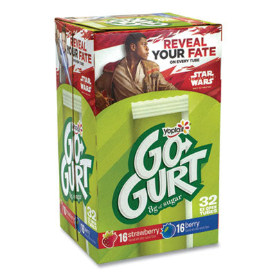GRR90200002 Go-Gurt Low Fat Yogurt, 2 oz Tube, 32 Tubes/Carton