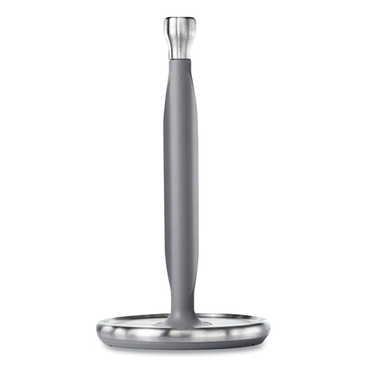 OXO13245000 Good Grips Steady Paper Towel Holder, Stainless Steel, 8.1 X 7.8 X 14.5, Gray/silver