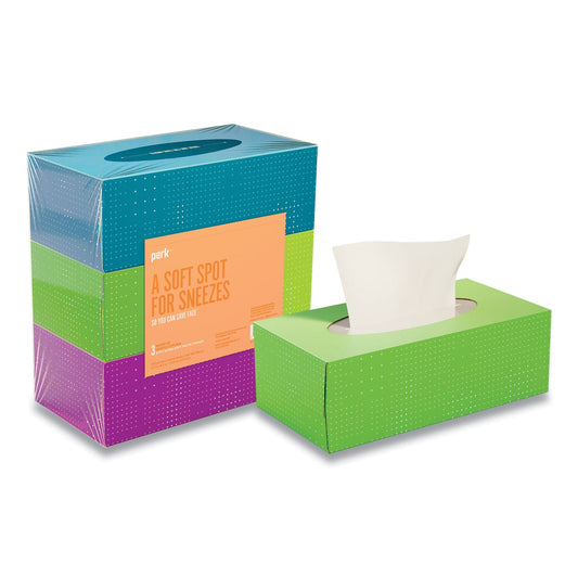 PRK24405544 Ultra Soft Standard Facial Tissue, 2-Ply, White, 160 Sheets/Box, 3 Boxes/Pack Perk