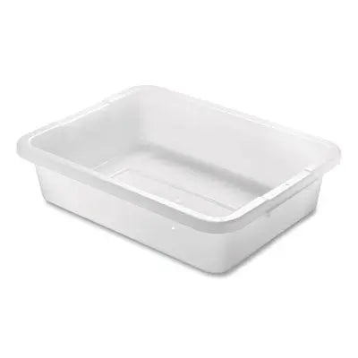 RCP334992WHT Bus/utility Box, 15" X 20" X 5", White RUBBERMAID COMMERCIAL PROD.