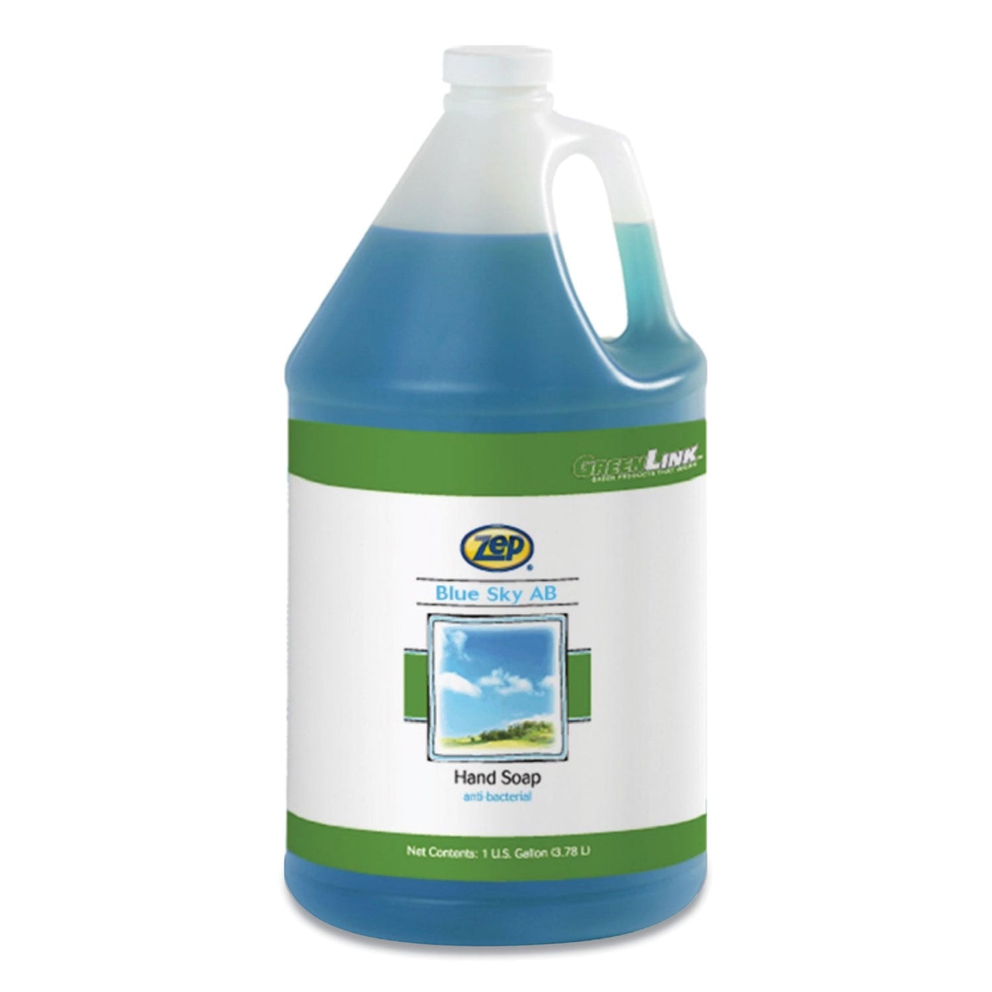 ZPP332124 Blue Sky AB Antibacterial Foam Hand Soap Refill, Clean Open Air Scent, 1 gal, 4/Carton Zep