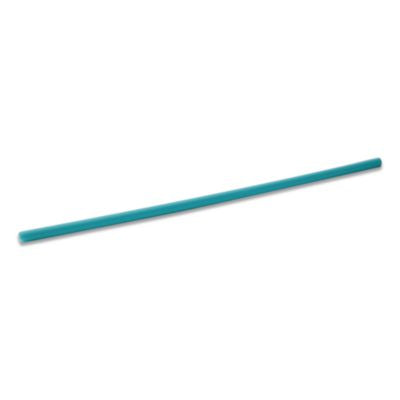 CAR511180 Marine Biodegradable Straws, 8.5", Pha, Ocean Blue, Wrapped, 300/box, 4 Boxes/carton