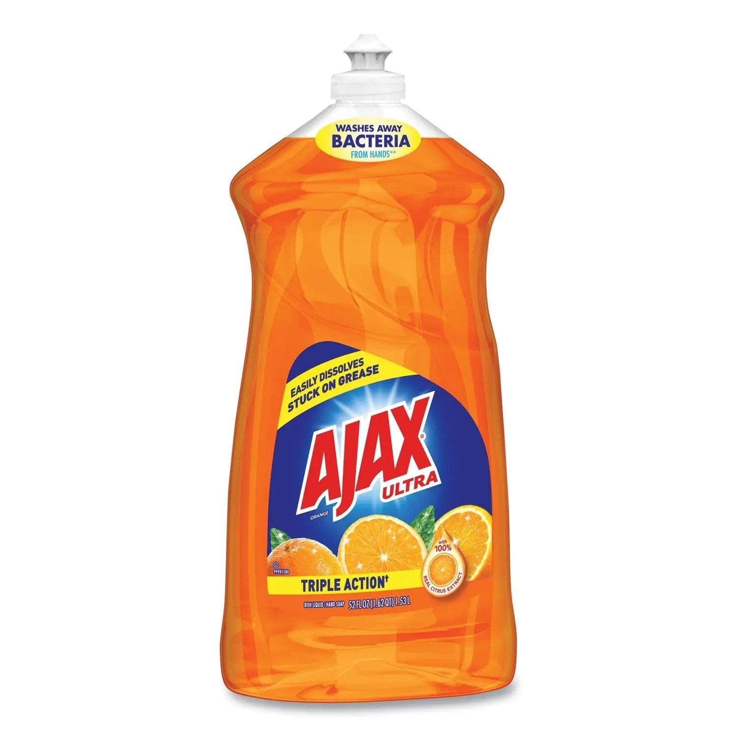 CPC49860 Liquid Dish Detergent, Orange Scent, 52 oz Bottle Ajax