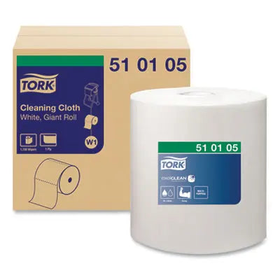 TRK510105 Cleaning Cloth, 12.6 X 13.3, White, 1,100 Wipes/roll ESSITY