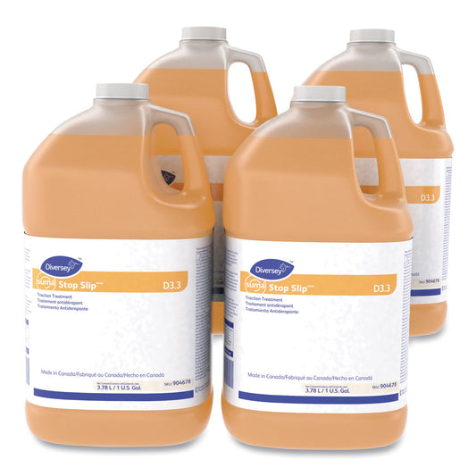 DVO904678 Suma Stop Slip Traction Treatment, Unscented, 1 Gal Bottle, 4/carton