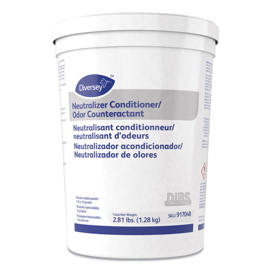 DVO917048 Floor Conditioner/Odor Counteractant, Powder, 0.5 oz Packet, 90/Tub, 2/Carton