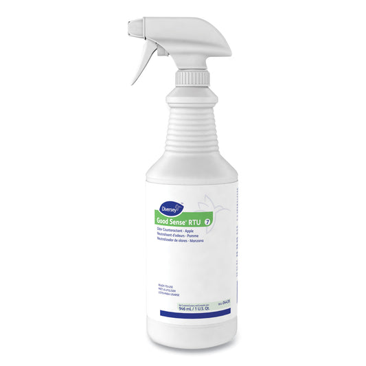 DVO04439 Good Sense Rtu Liquid Odor Counteractant, Apple Scent, 32 Oz Spray Bottle