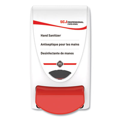 SJNSAN1LDSEA Hand Sanitizer Dispenser, 1L, 4.92 x 4.6 x 9.25, White