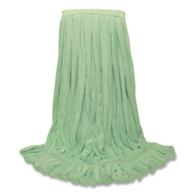 ODCMWTLGNB Echofiber Microfiber Loop Mop, Large, Split Microfiber, 16 X 16, 1.5" Headband, Green, 12/carton THE ODELL CORPORATION
