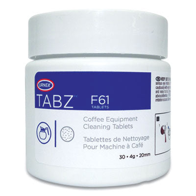 URN60031 Tabz Coffee Equipment Cleaning Tablets, 0.14 Oz Tablet, 30 Tablets/jar