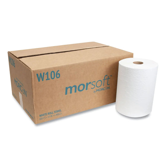 MORW106 10 Inch Roll Towels, 1-Ply, 10