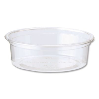 WORCPCS2SF PLA Clear Cold Cups, Flat Style, 2 oz, Plastic, Clear, 2,000/Carton